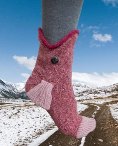 Linzhouzhiguang Zimblin Knit Socks Unisex Novelty Shark Crocodile Shape Socks Floor Socks Winter Home Warm Socks - Image 12