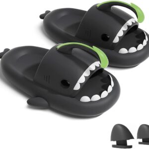 Hello Slippers Anglerfish Shark Slides Sandals, Super Soft Environmental EVA Material Comfortable shoes for Women and Men indoor