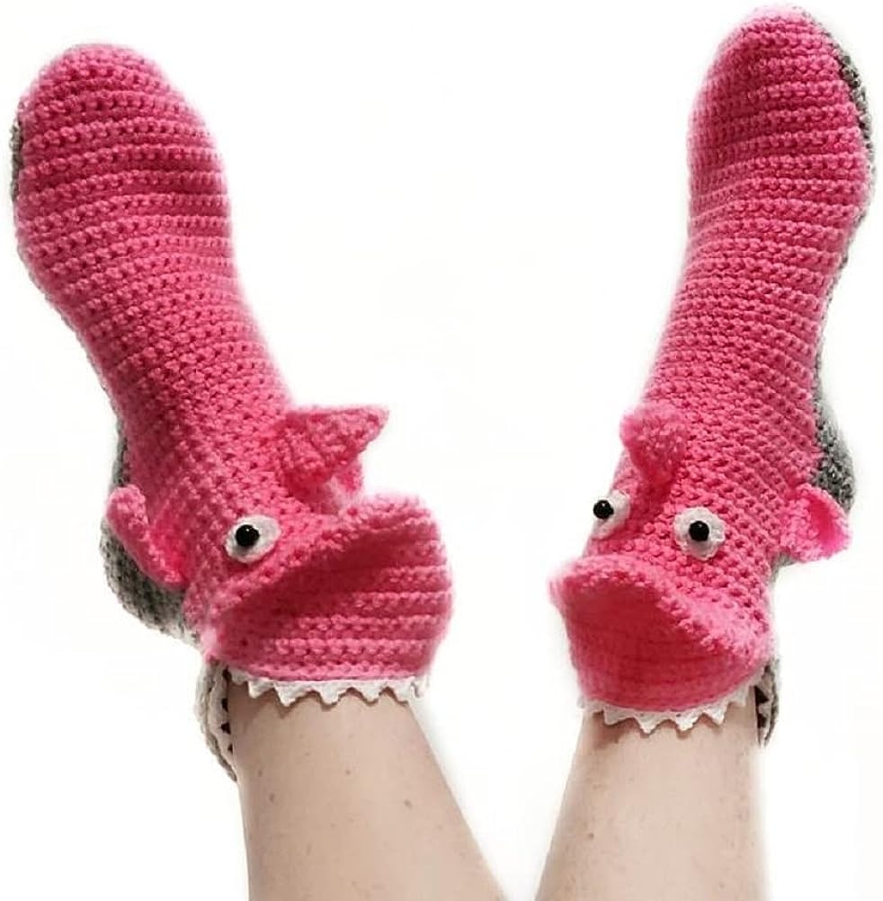 Knit Animal Sock Funny Socks Crocodile Socks Winter Warm Thick Alligator Knitted Socks Unisex Men Women - Image 36
