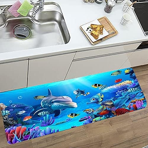 WODEJIA Bath Rugs Sponge Foam Soft for Bathroom,Flannel Mat Non Slip Bright 3D Printed for Bedside and Living Room,Clearance - Image 8