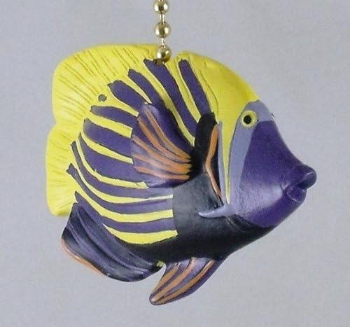 Emparada Tropical Fish TiKi Nursery Ceiling Fan Light Pull