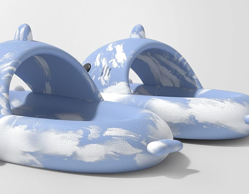 HUAZUMEI Cute Cartoon Shark Slippers,Quick Drying Non-Slip Slodes, Bathroom Slippers Gym Slippers Soft Sole Open Toe House - Image 15
