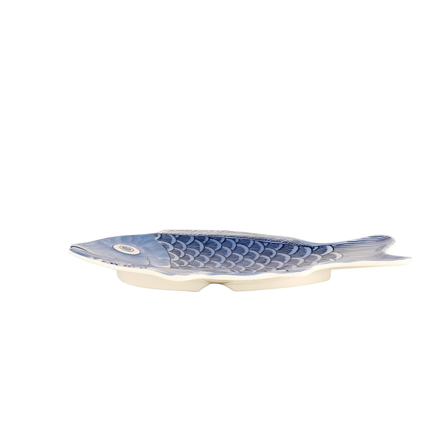 G.E.T. 370-12-BL-EC Melamine Fish Serving Platter, 12" x 8.25", Blue (Set of 4) - Image 6