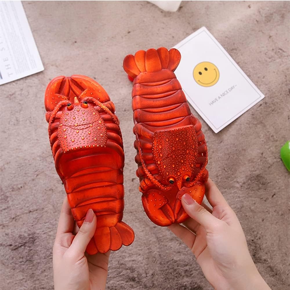 Lobster Slippers for Women and Men | lobster slides | Lobster Flip Flops | Lobster Sandals |Bathroom Slippers | Extremely Comfy - Image 4