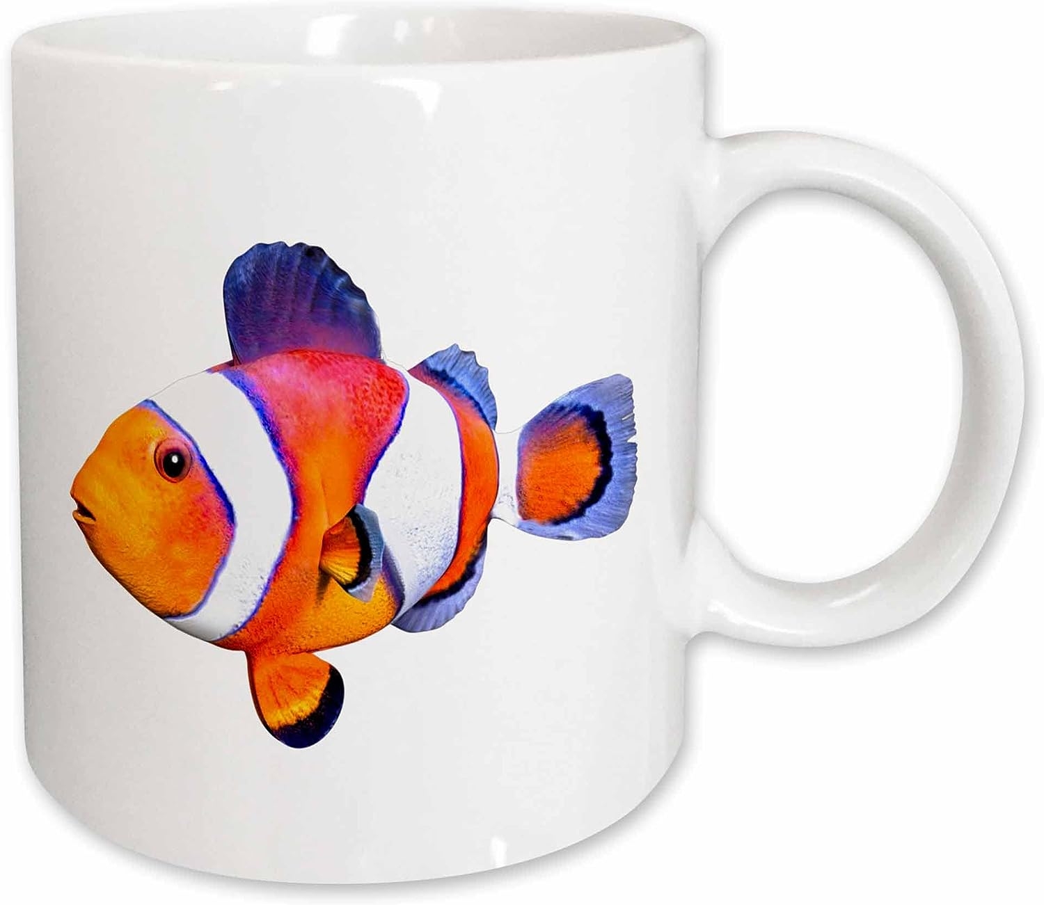 3dRose Boehm Graphics Fish - An Orange and White Saltwater Clown Fish - Mugs (mug_357600_4) - Image 11