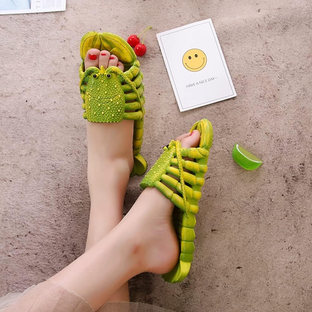 Lobster Slippers for Women and Men | lobster slides | Lobster Flip Flops | Lobster Sandals |Bathroom Slippers | Extremely Comfy - Image 18
