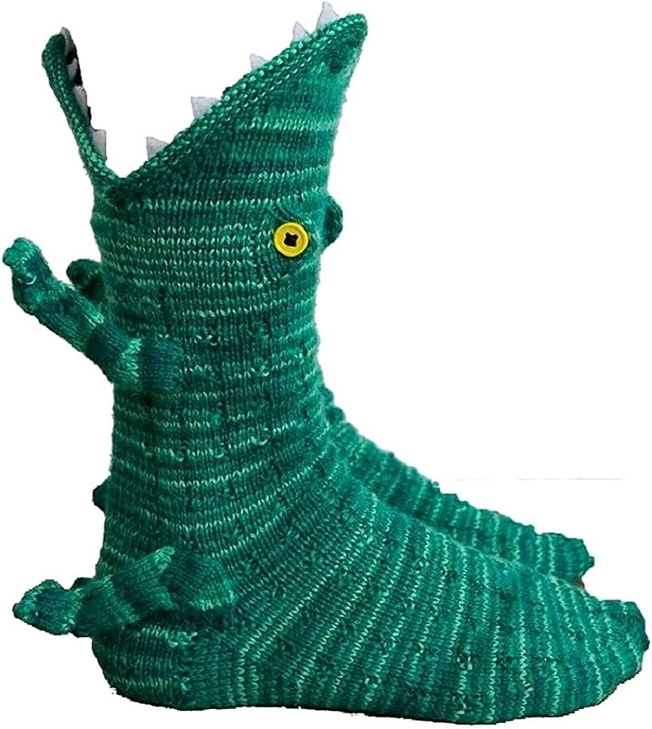Knit Animal Sock Funny Socks Crocodile Socks Winter Warm Thick Alligator Knitted Socks Unisex Men Women - Image 39