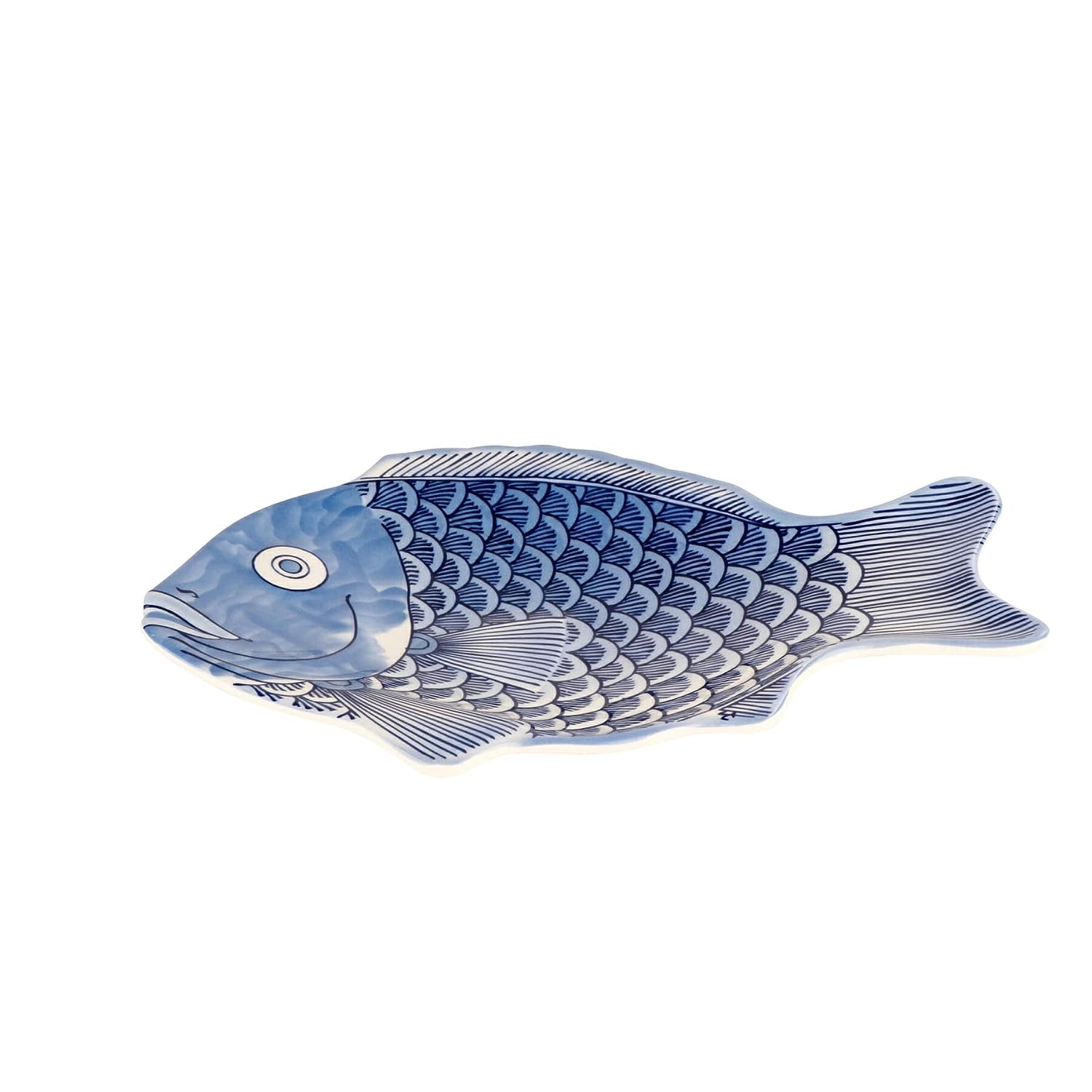 G.E.T. 370-12-BL-EC Melamine Fish Serving Platter, 12" x 8.25", Blue (Set of 4) - Image 4
