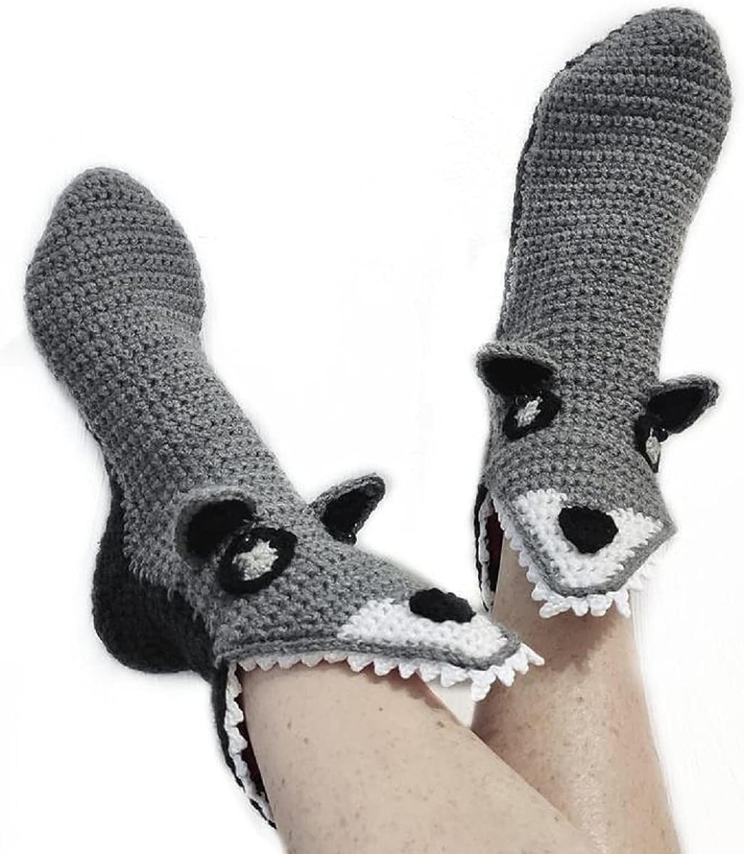 Knit Animal Sock Funny Socks Crocodile Socks Winter Warm Thick Alligator Knitted Socks Unisex Men Women - Image 49