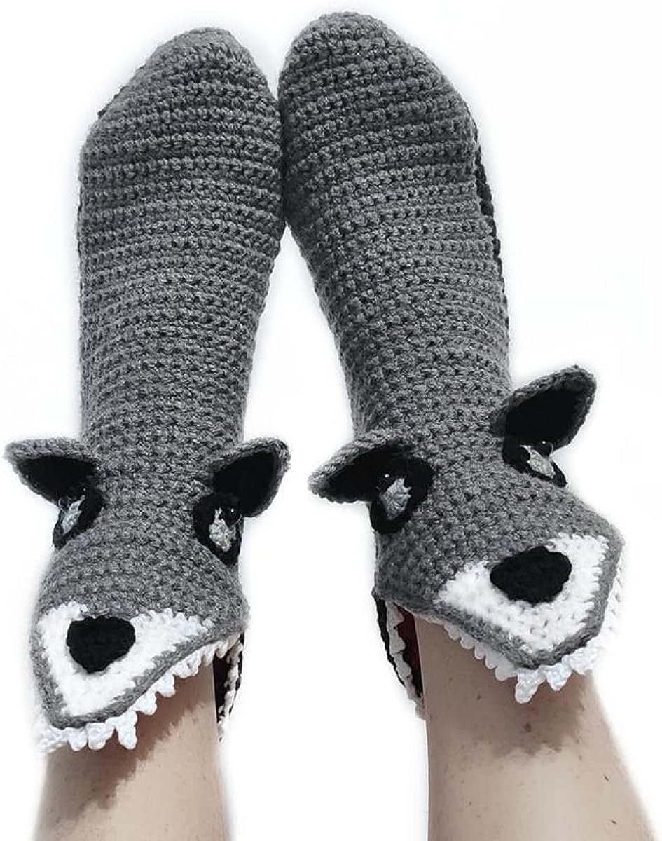 Knit Animal Sock Funny Socks Crocodile Socks Winter Warm Thick Alligator Knitted Socks Unisex Men Women - Image 48