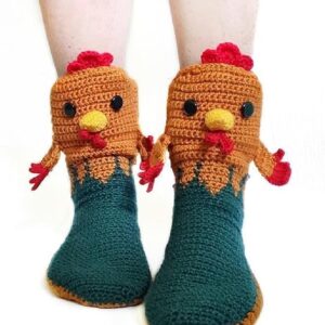 Knit Animal Sock Funny Socks Crocodile Socks Winter Warm Thick Alligator Knitted Socks Unisex Men Women