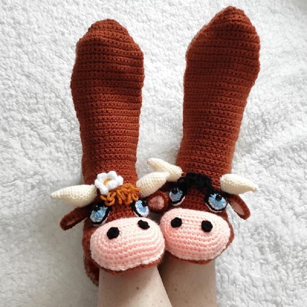 Knit Animal Sock Funny Socks Crocodile Socks Winter Warm Thick Alligator Knitted Socks Unisex Men Women - Image 86