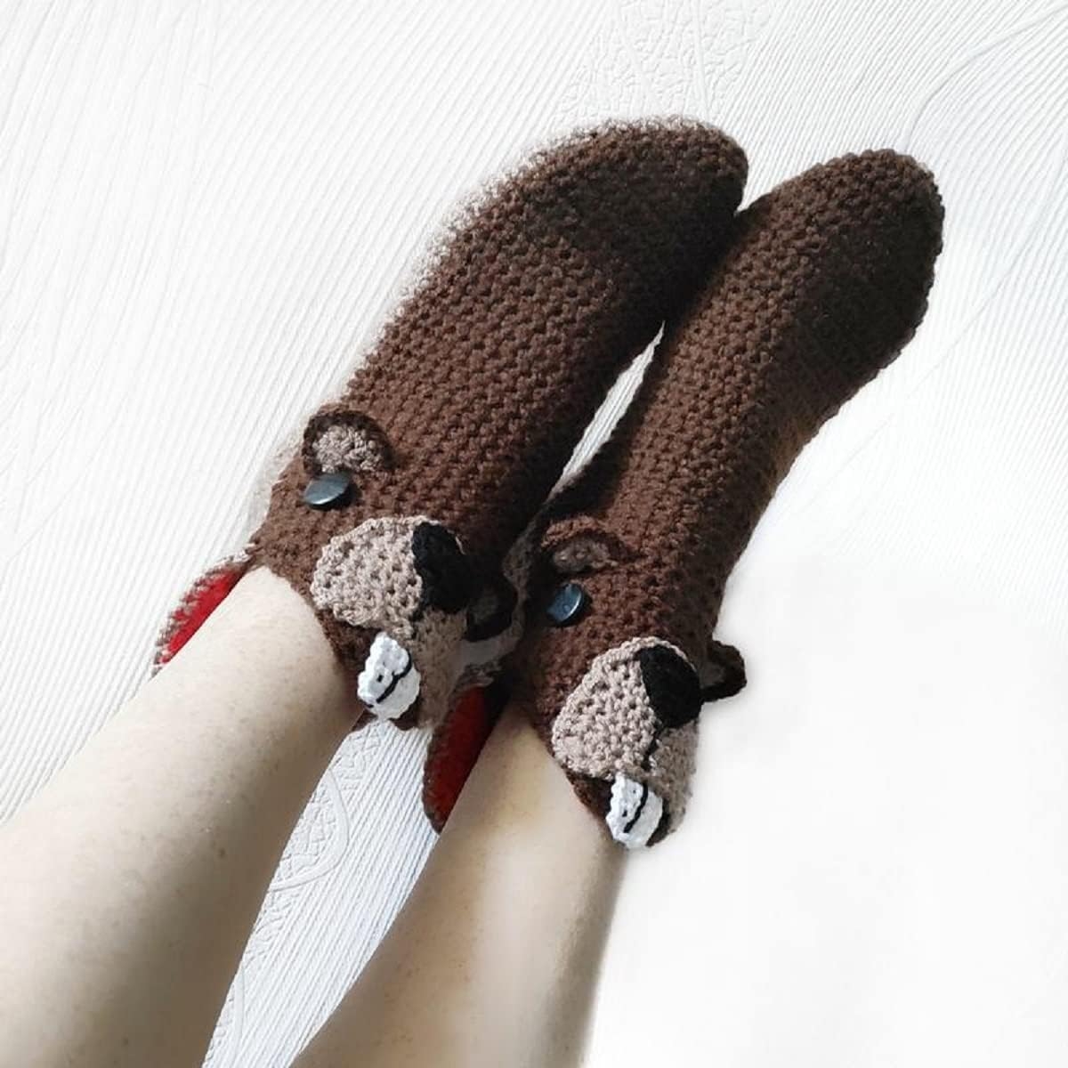 Knit Animal Sock Funny Socks Crocodile Socks Winter Warm Thick Alligator Knitted Socks Unisex Men Women - Image 45