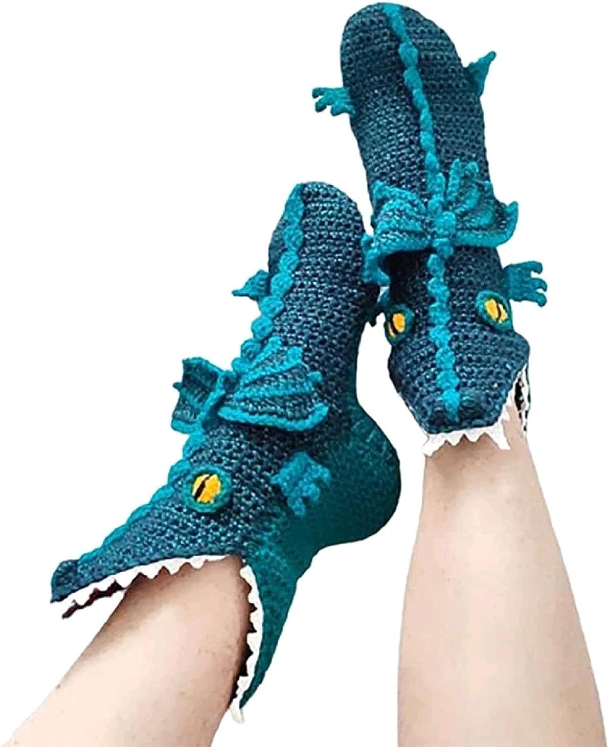 Knit Animal Sock Funny Socks Crocodile Socks Winter Warm Thick Alligator Knitted Socks Unisex Men Women - Image 28