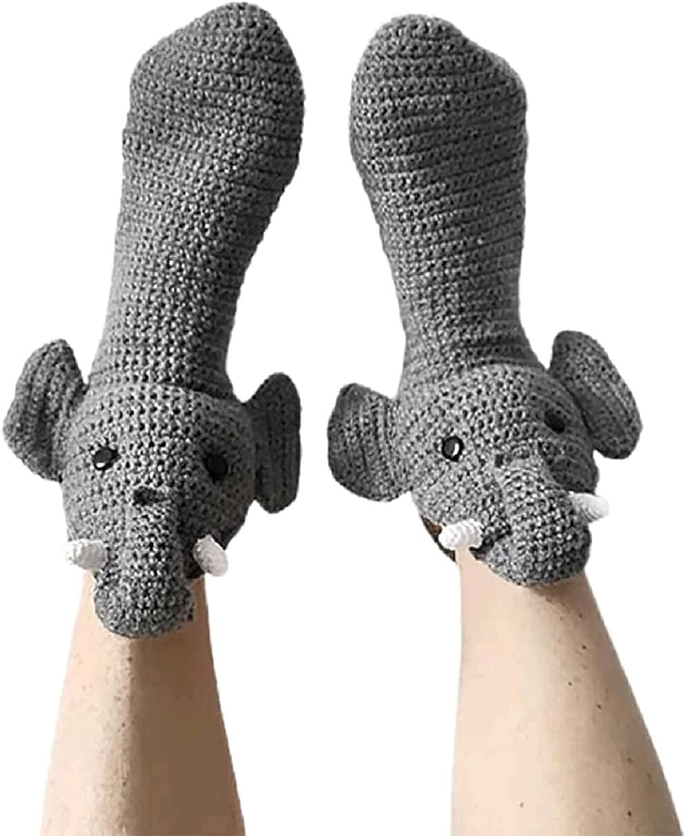 Knit Animal Sock Funny Socks Crocodile Socks Winter Warm Thick Alligator Knitted Socks Unisex Men Women - Image 103