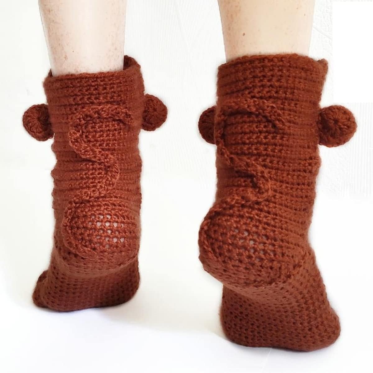 Knit Animal Sock Funny Socks Crocodile Socks Winter Warm Thick Alligator Knitted Socks Unisex Men Women - Image 79