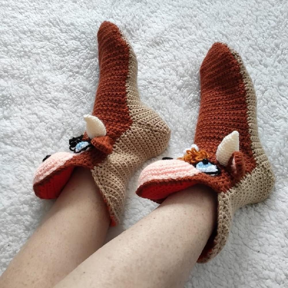 Knit Animal Sock Funny Socks Crocodile Socks Winter Warm Thick Alligator Knitted Socks Unisex Men Women - Image 87