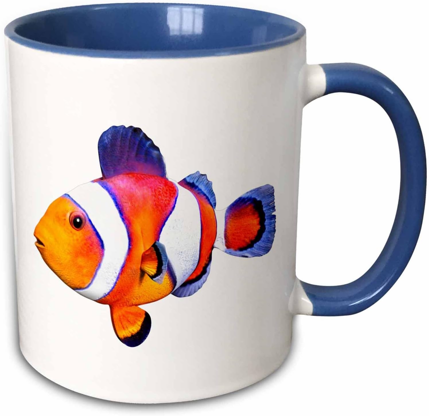 3dRose Boehm Graphics Fish - An Orange and White Saltwater Clown Fish - Mugs (mug_357600_4) - Image 5
