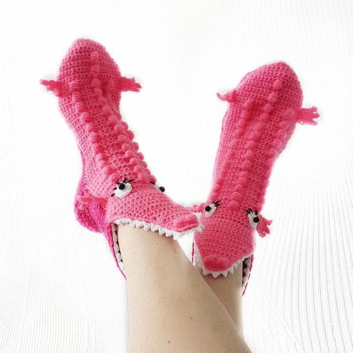 Knit Animal Sock Funny Socks Crocodile Socks Winter Warm Thick Alligator Knitted Socks Unisex Men Women - Image 64
