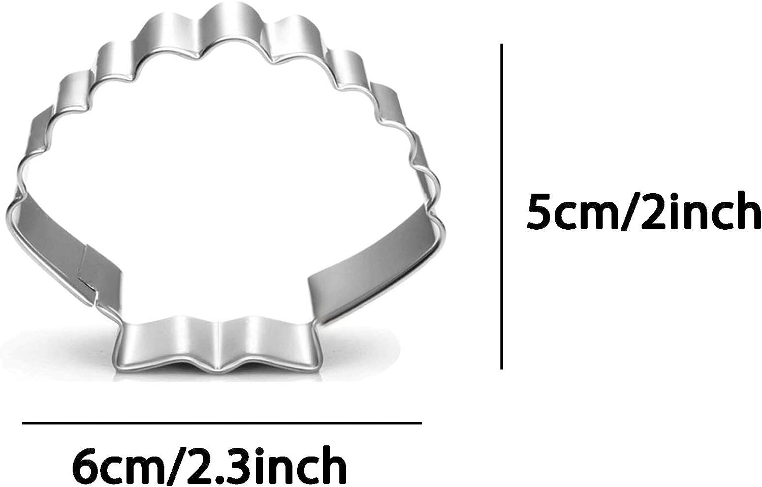 ZDYWY Sea Shell Shaped Cookie Cutter