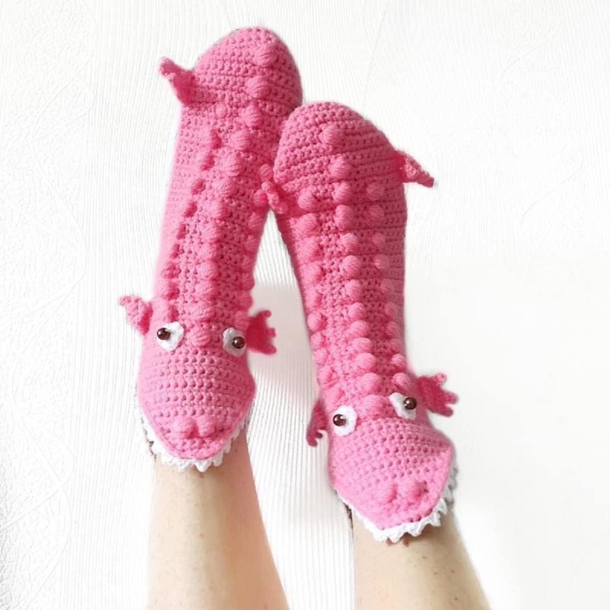 Knit Animal Sock Funny Socks Crocodile Socks Winter Warm Thick Alligator Knitted Socks Unisex Men Women - Image 65