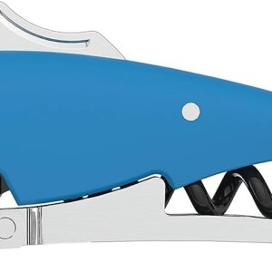 TrueZoo Gillbert Fish Double Hinged Corkscrew, Novelty Wine Key, Waiter’s Corkscrew Bottle Opener