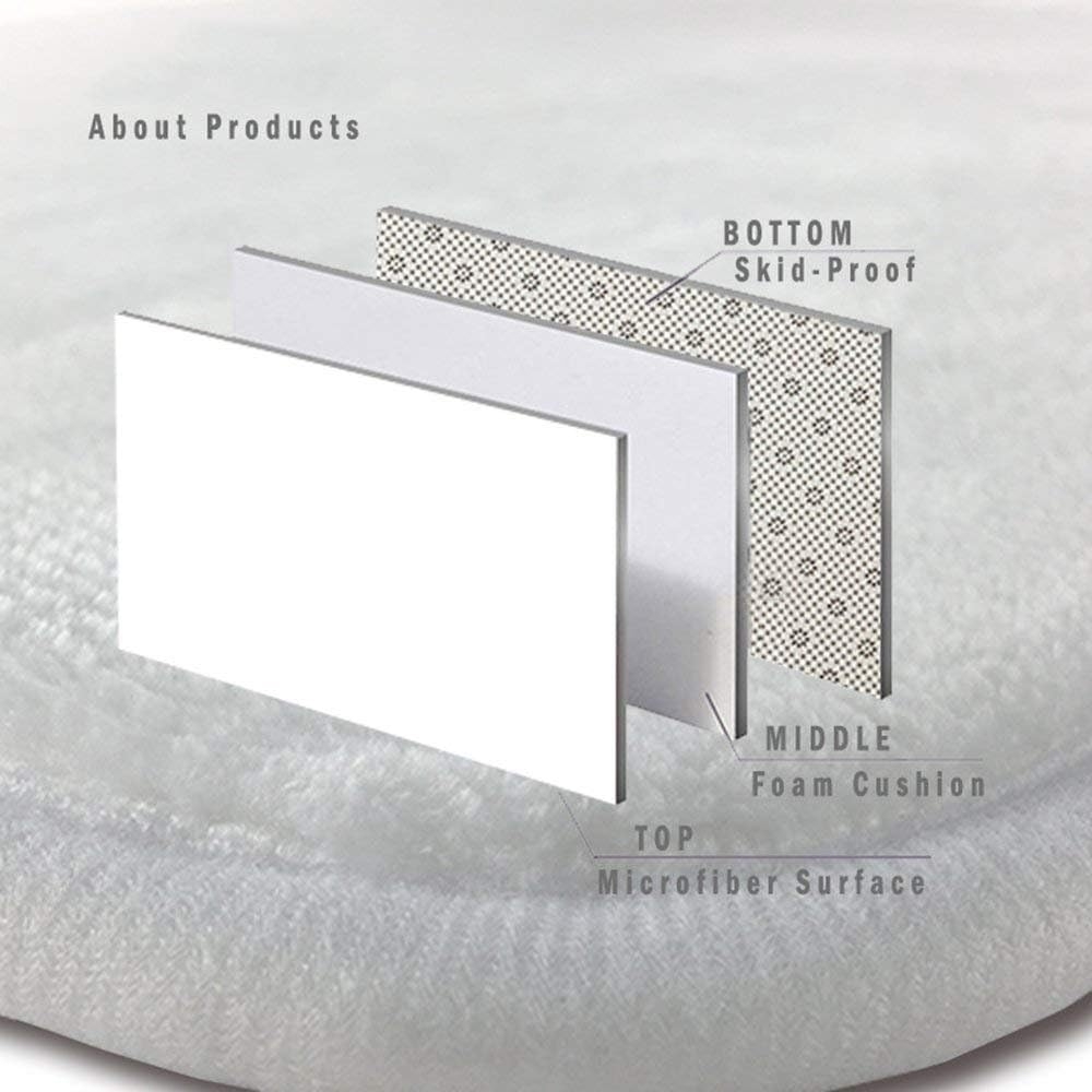 Underwater World Dolphin Print 17MM Thick Memory Foam Bathroom Carpet and Door Mat Non-Slip Absorbent Super Bath Mats - Image 16