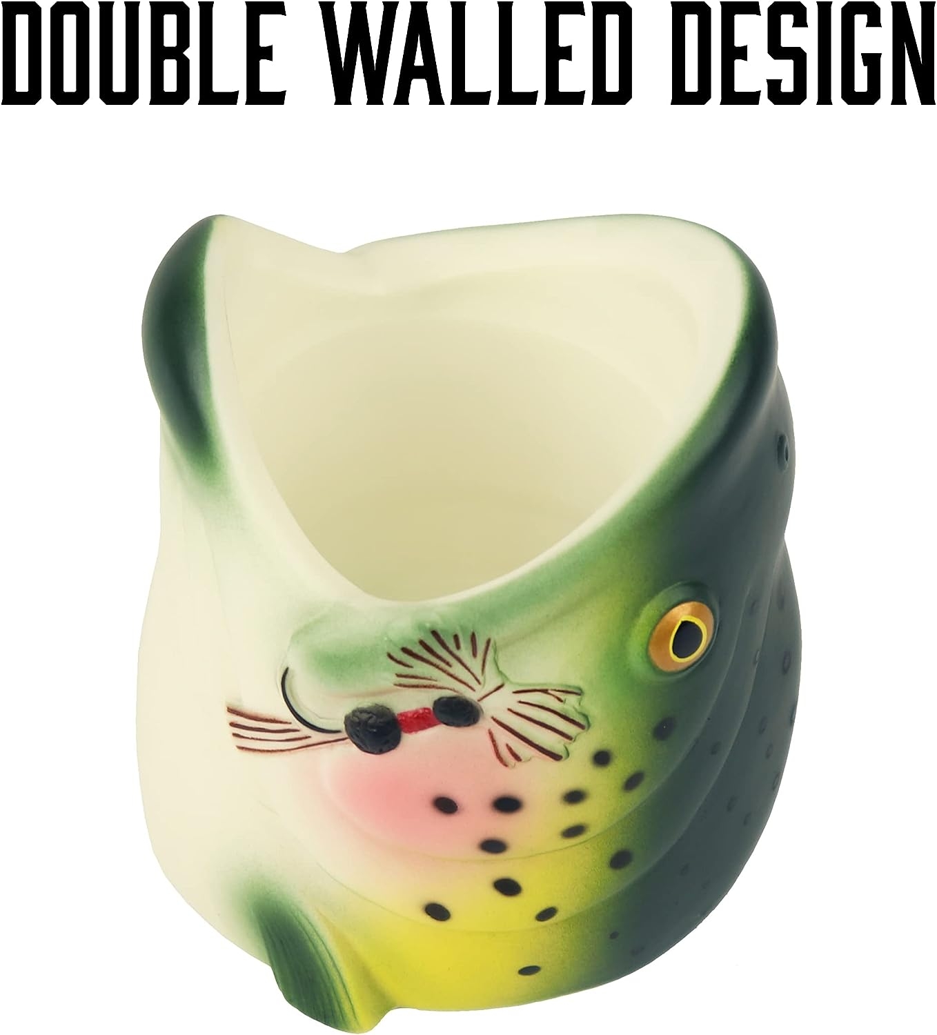 Fish Shaped Can Coolers, Insulated Double Walled 12 Ounce Can Holder - Image 10