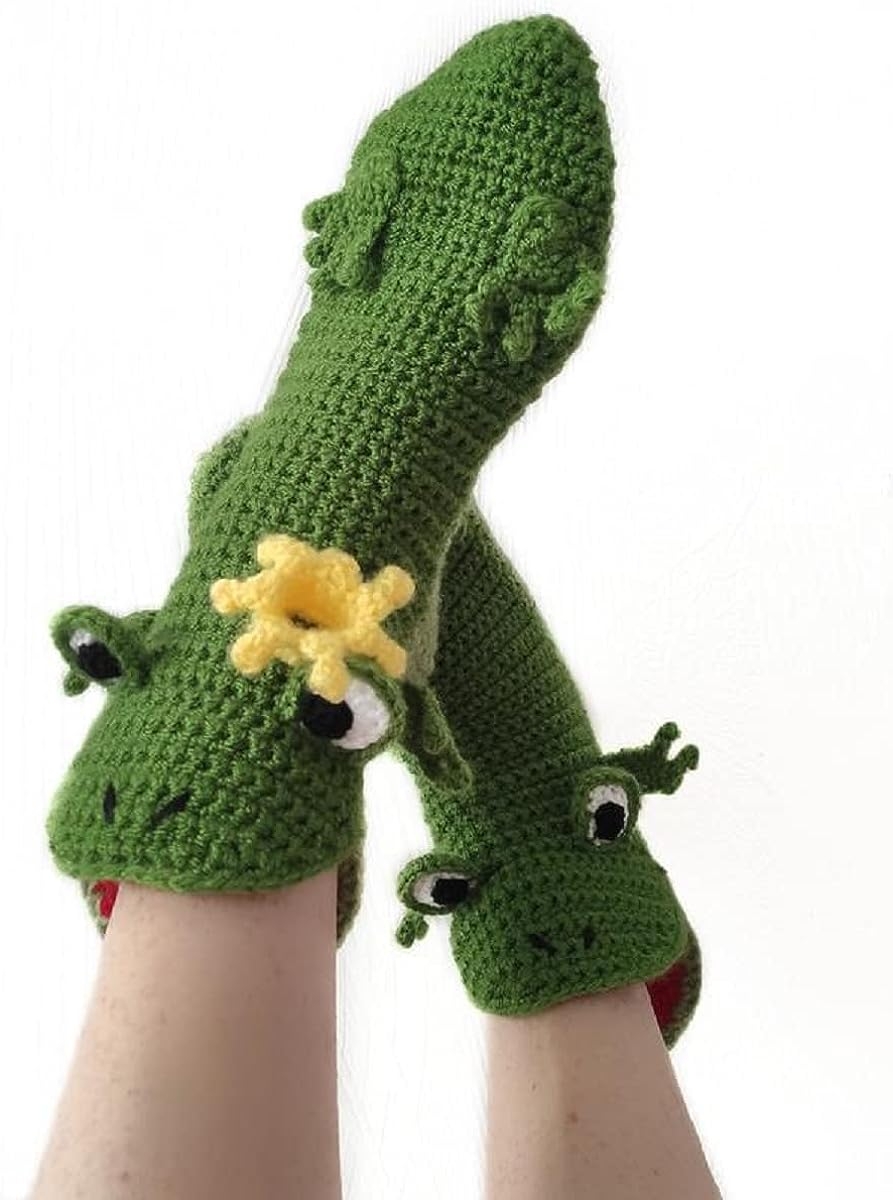 Knit Animal Sock Funny Socks Crocodile Socks Winter Warm Thick Alligator Knitted Socks Unisex Men Women - Image 33