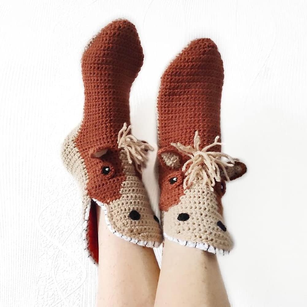 Knit Animal Sock Funny Socks Crocodile Socks Winter Warm Thick Alligator Knitted Socks Unisex Men Women - Image 61