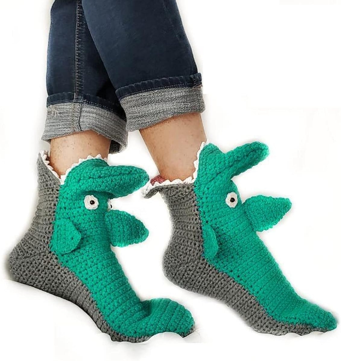 Knit Animal Sock Funny Socks Crocodile Socks Winter Warm Thick Alligator Knitted Socks Unisex Men Women - Image 50