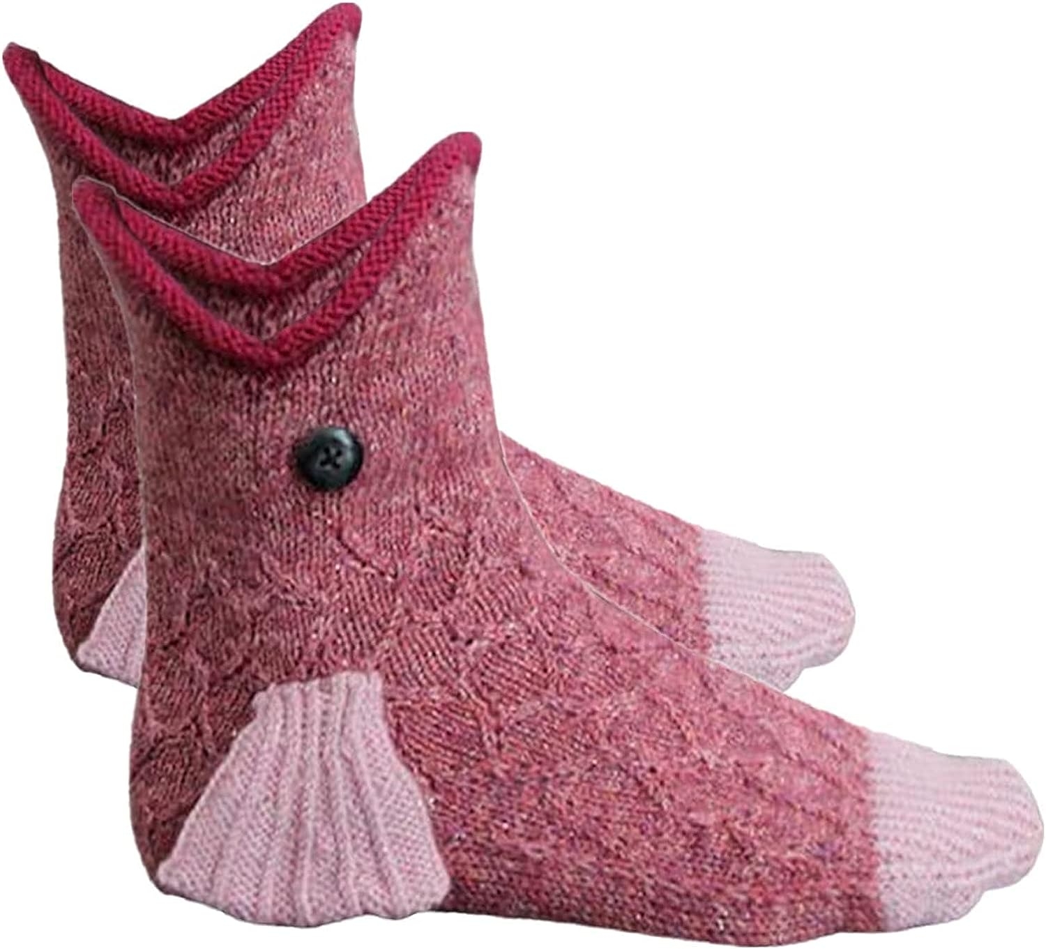 Linzhouzhiguang Zimblin Knit Socks Unisex Novelty Shark Crocodile Shape Socks Floor Socks Winter Home Warm Socks - Image 8