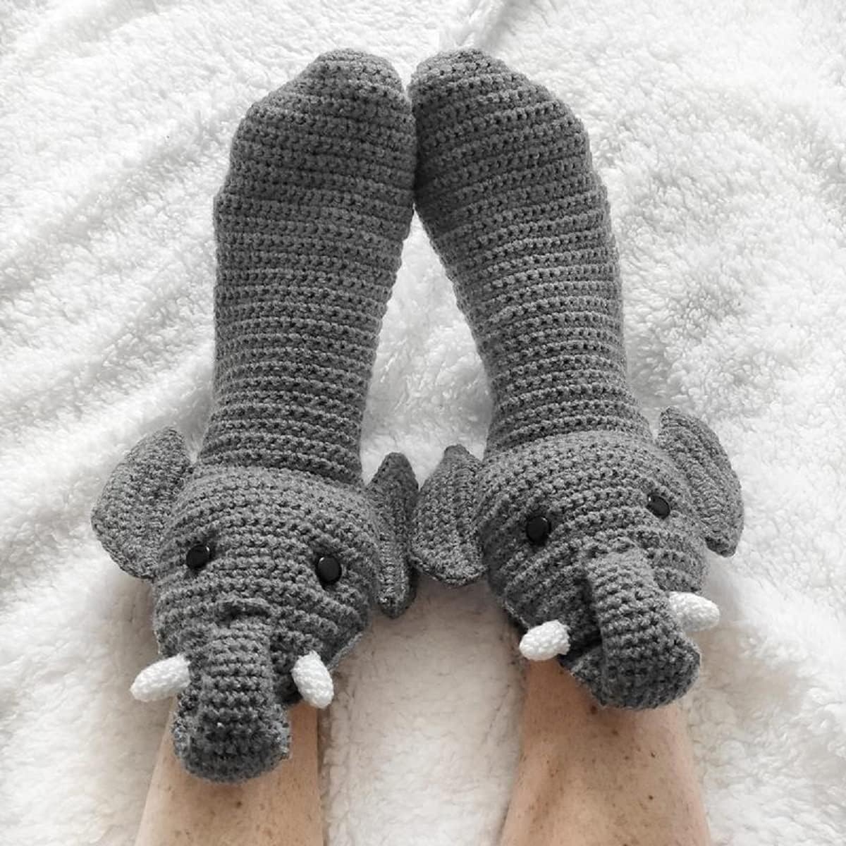 Knit Animal Sock Funny Socks Crocodile Socks Winter Warm Thick Alligator Knitted Socks Unisex Men Women - Image 104