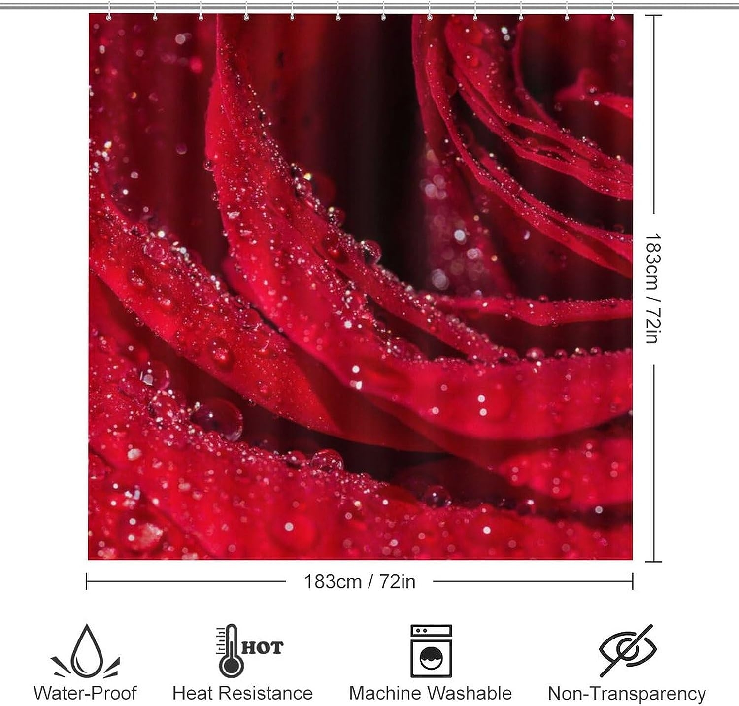 JAIDEN BEATA Coral Reef Jellyfish Dophin Ocean Shower Curtain Set with Coral Velvet Bathroom Rugs Toilet Lid Cover U Shaped - Image 49