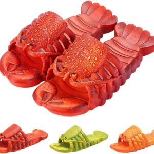 Lobster Slippers for Women and Men | lobster slides | Lobster Flip Flops | Lobster Sandals |Bathroom Slippers | Extremely Comfy