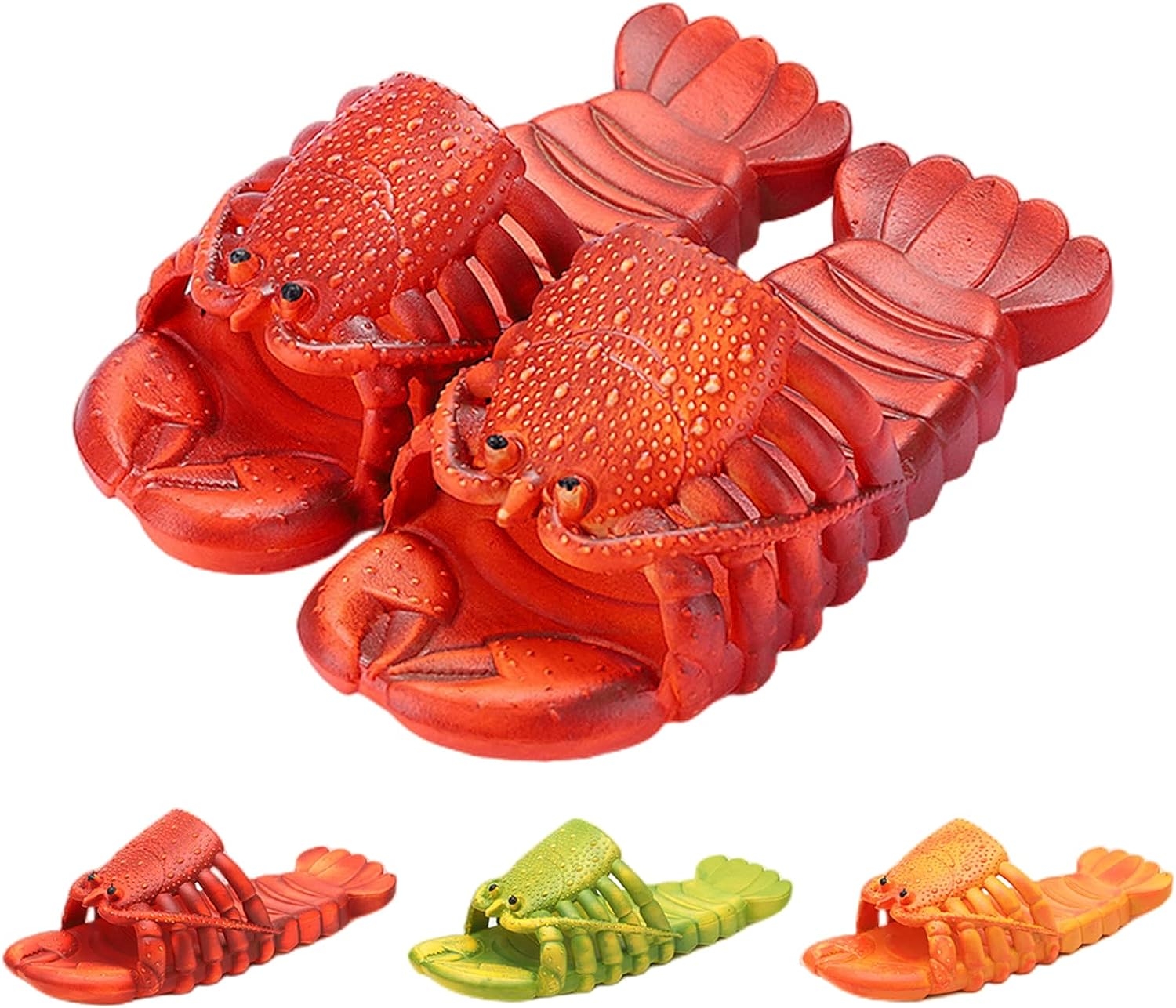 Lobster Slippers for Women and Men | lobster slides | Lobster Flip Flops | Lobster Sandals |Bathroom Slippers | Extremely Comfy