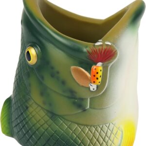 Fish Shaped Can Coolers, Insulated Double Walled 12 Ounce Can Holder