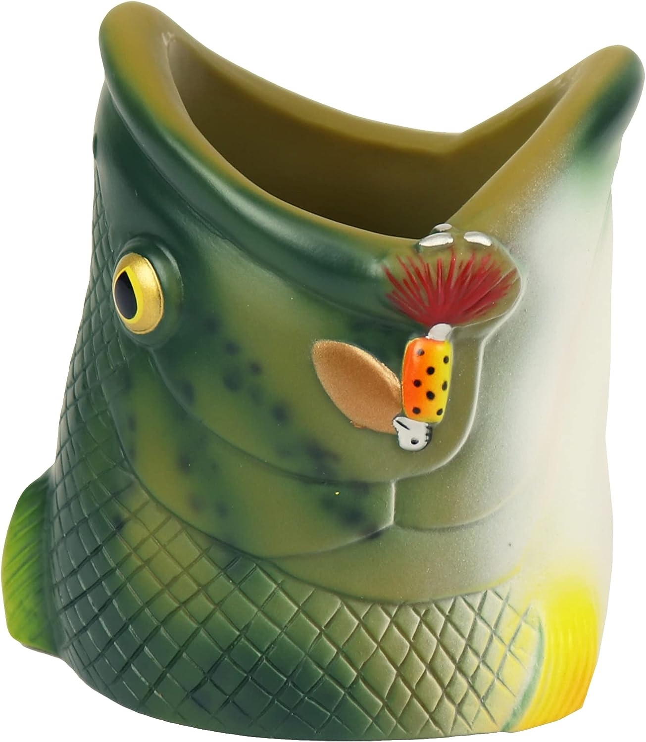 Fish Shaped Can Coolers, Insulated Double Walled 12 Ounce Can Holder