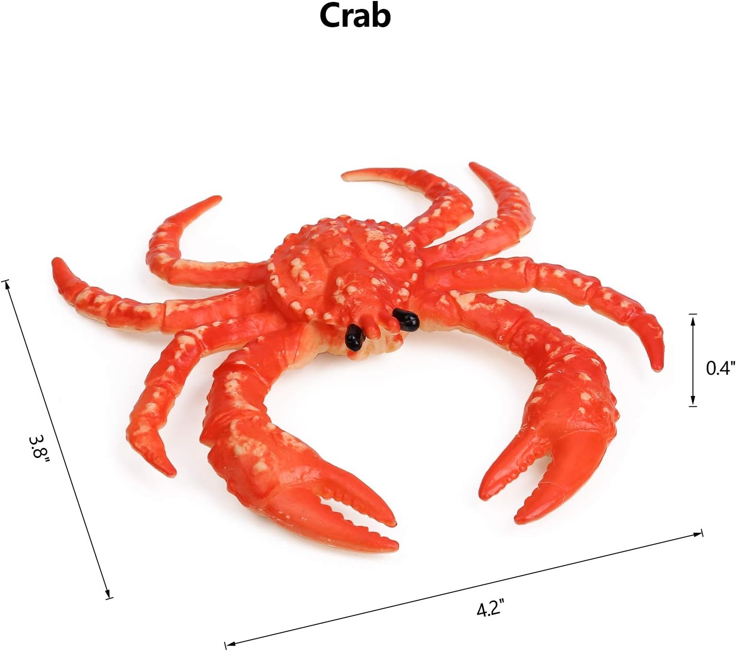 UANDME 8pcs Sea Animal Figures Realistic Ocean Animal Figurines Toy Playset for Kids Cake Toppers Decoration - Image 5