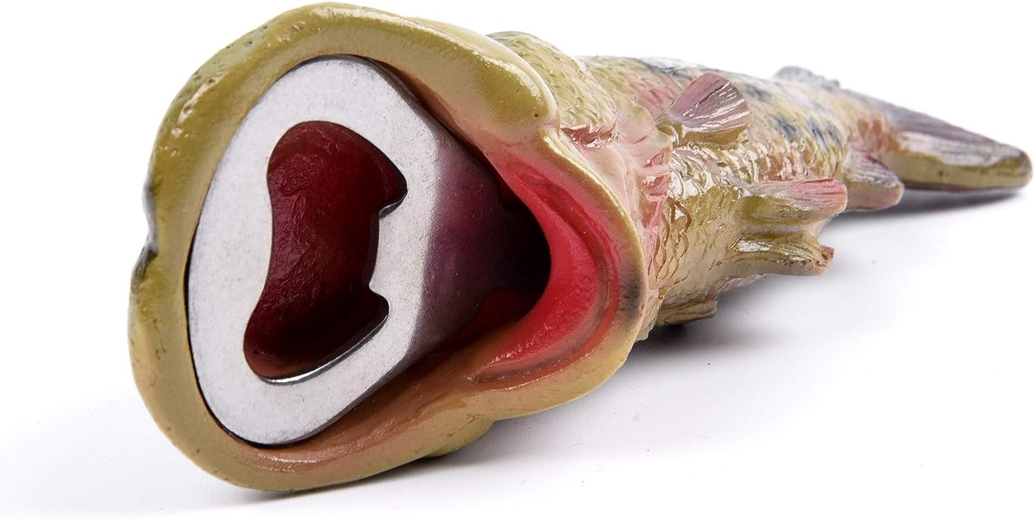 HYYF Bass Fish Bottle Opener, Beer Bottle Opener ,Creative Gift,Resin ,Green - Image 3