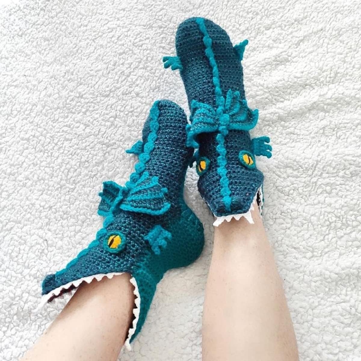 Knit Animal Sock Funny Socks Crocodile Socks Winter Warm Thick Alligator Knitted Socks Unisex Men Women - Image 30