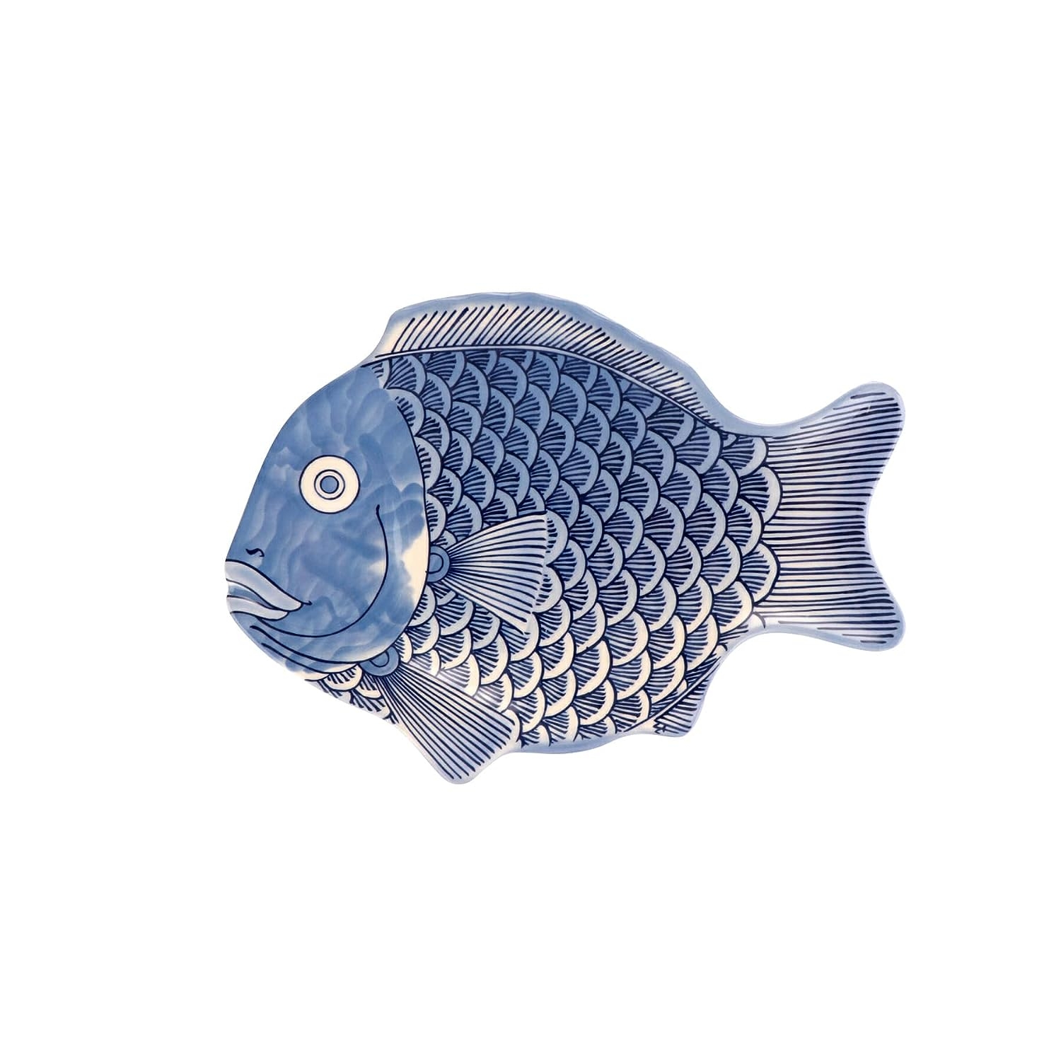 G.E.T. 370-12-BL-EC Melamine Fish Serving Platter, 12" x 8.25", Blue (Set of 4) - Image 5