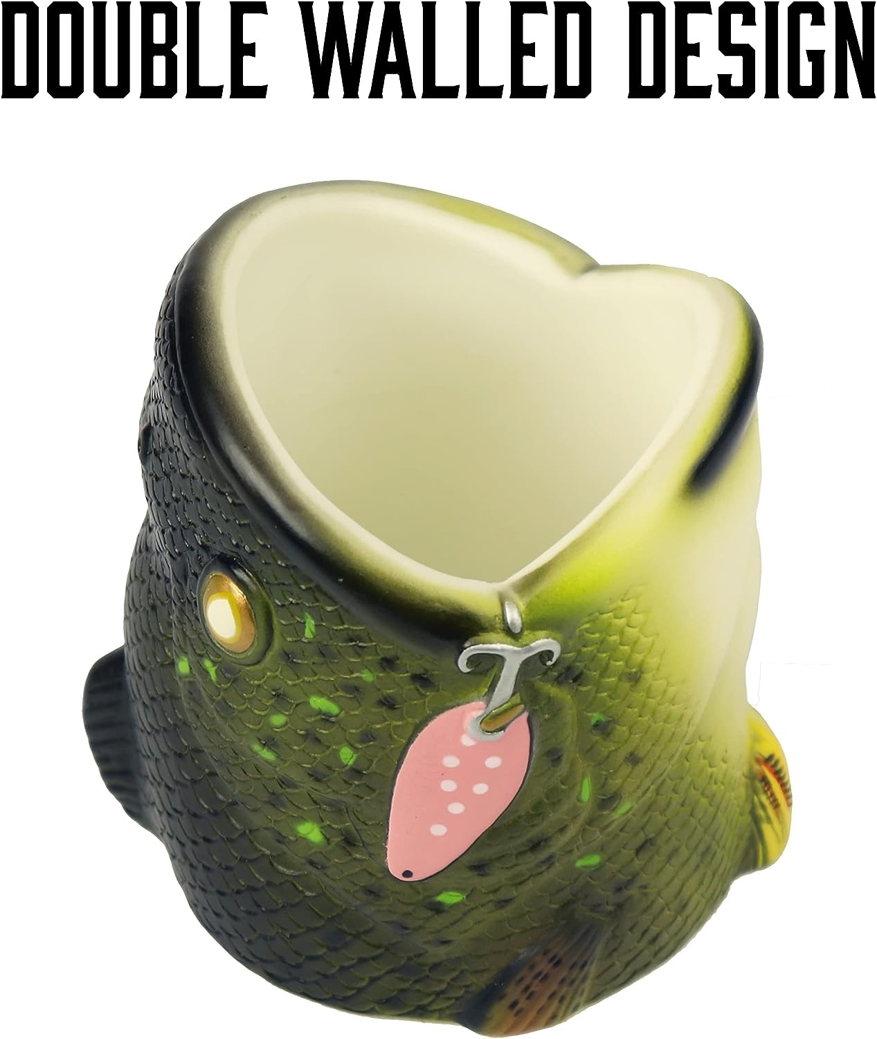 Fish Shaped Can Coolers, Insulated Double Walled 12 Ounce Can Holder - Image 17