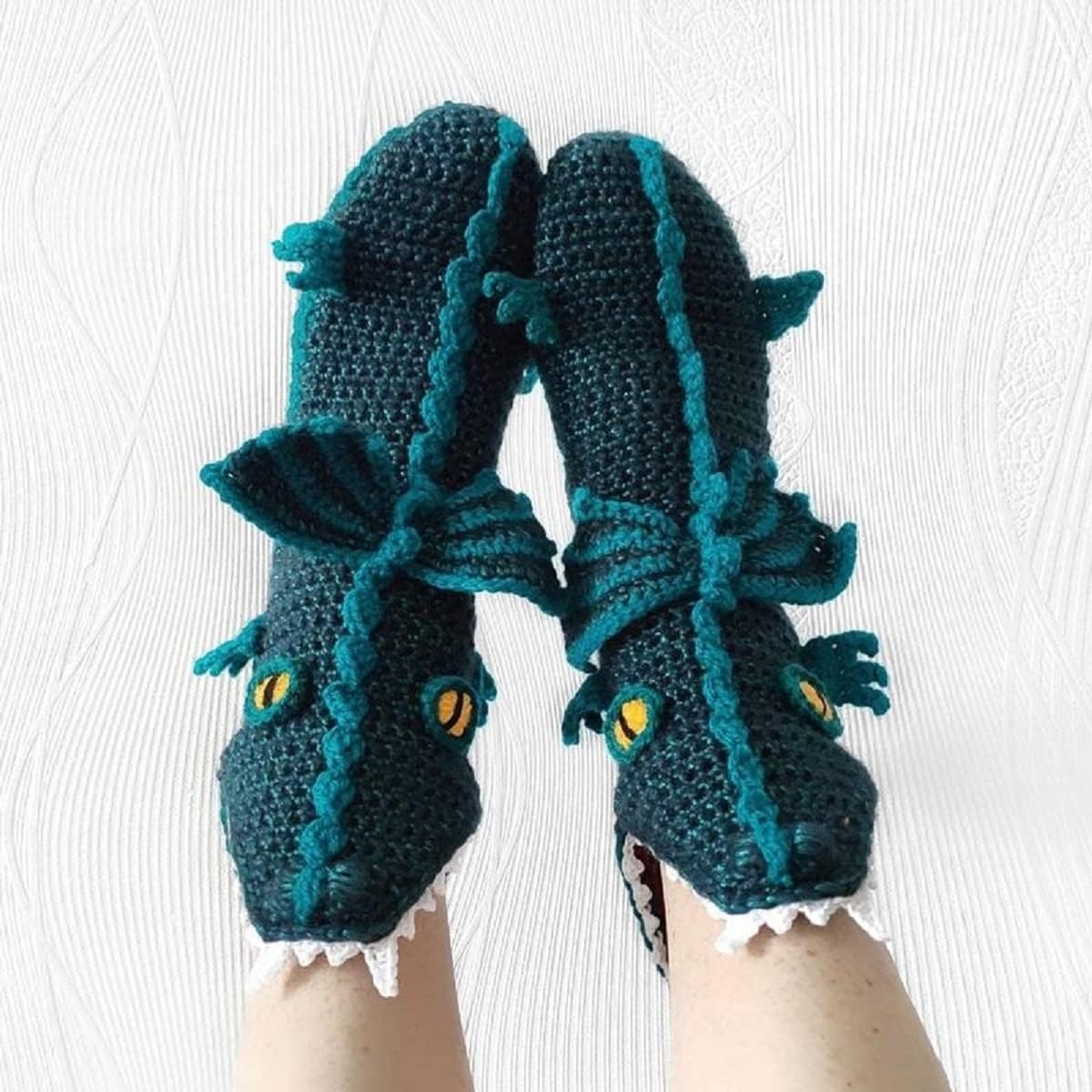 Knit Animal Sock Funny Socks Crocodile Socks Winter Warm Thick Alligator Knitted Socks Unisex Men Women - Image 31