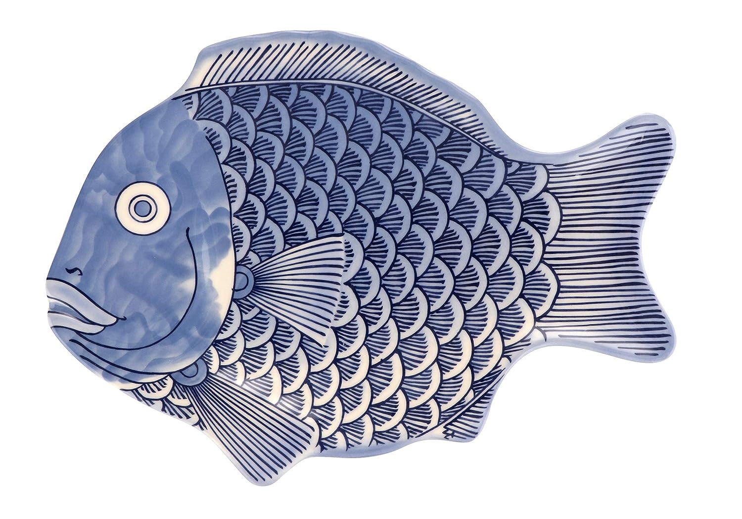G.E.T. 370-12-BL-EC Melamine Fish Serving Platter, 12" x 8.25", Blue (Set of 4) - Image 19