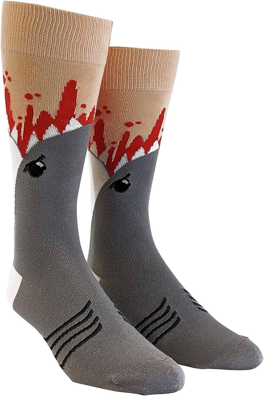 Crazy Dog T-Shirts Mens Shark Attack Socks Funny Jaws Funny Sayings Cool Gag Gift Novelty Footware