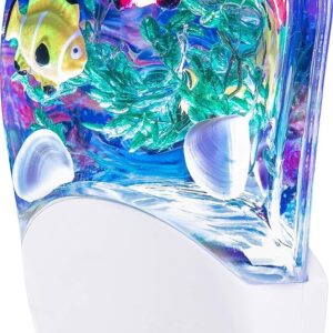 Jasco Tropical Aqualites LED Night, Plug-in, Color Changing, Light Sensing, Auto On/Off, Energy Efficient, Features Soothing