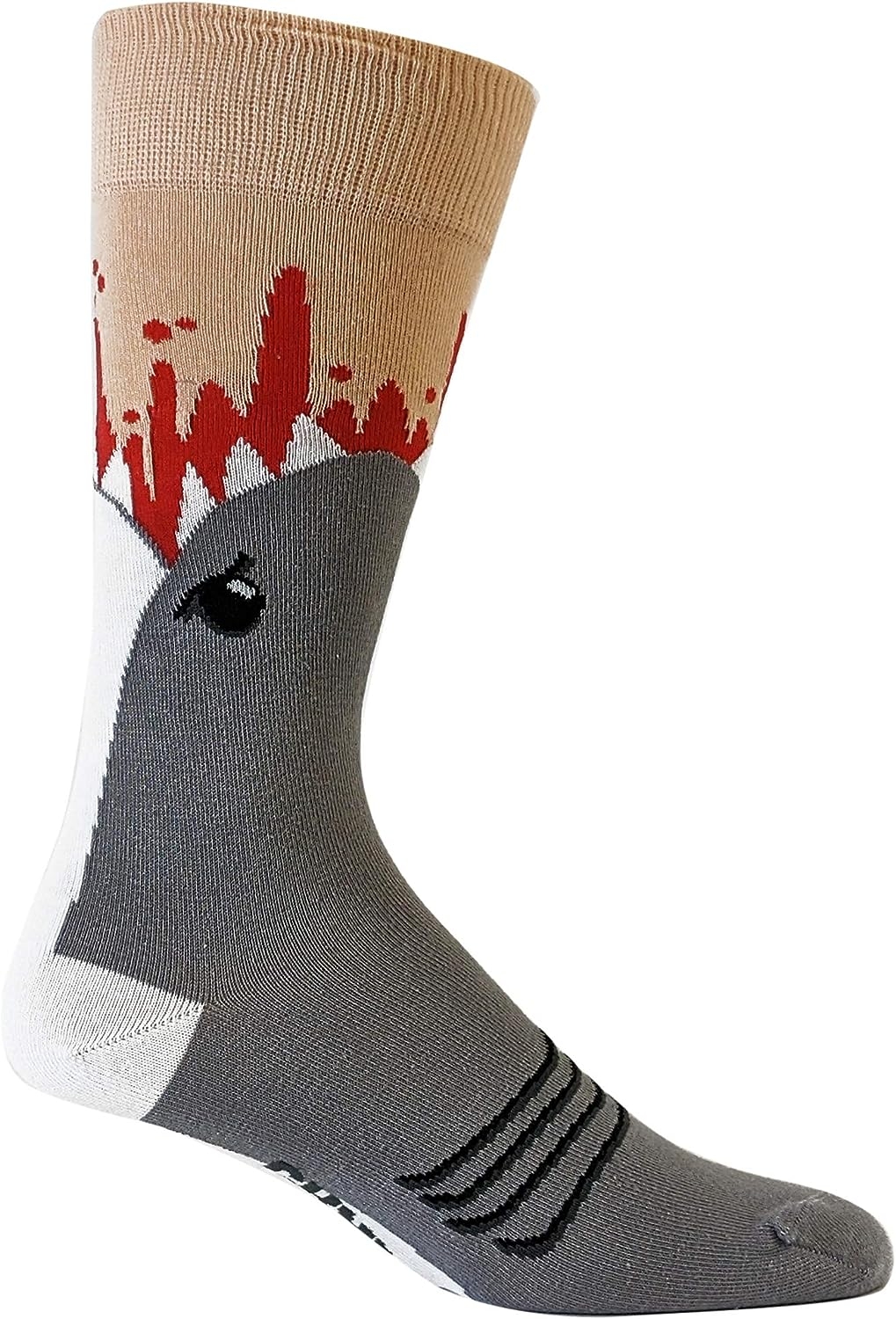 Crazy Dog T-Shirts Mens Shark Attack Socks Funny Jaws Funny Sayings Cool Gag Gift Novelty Footware - Image 8