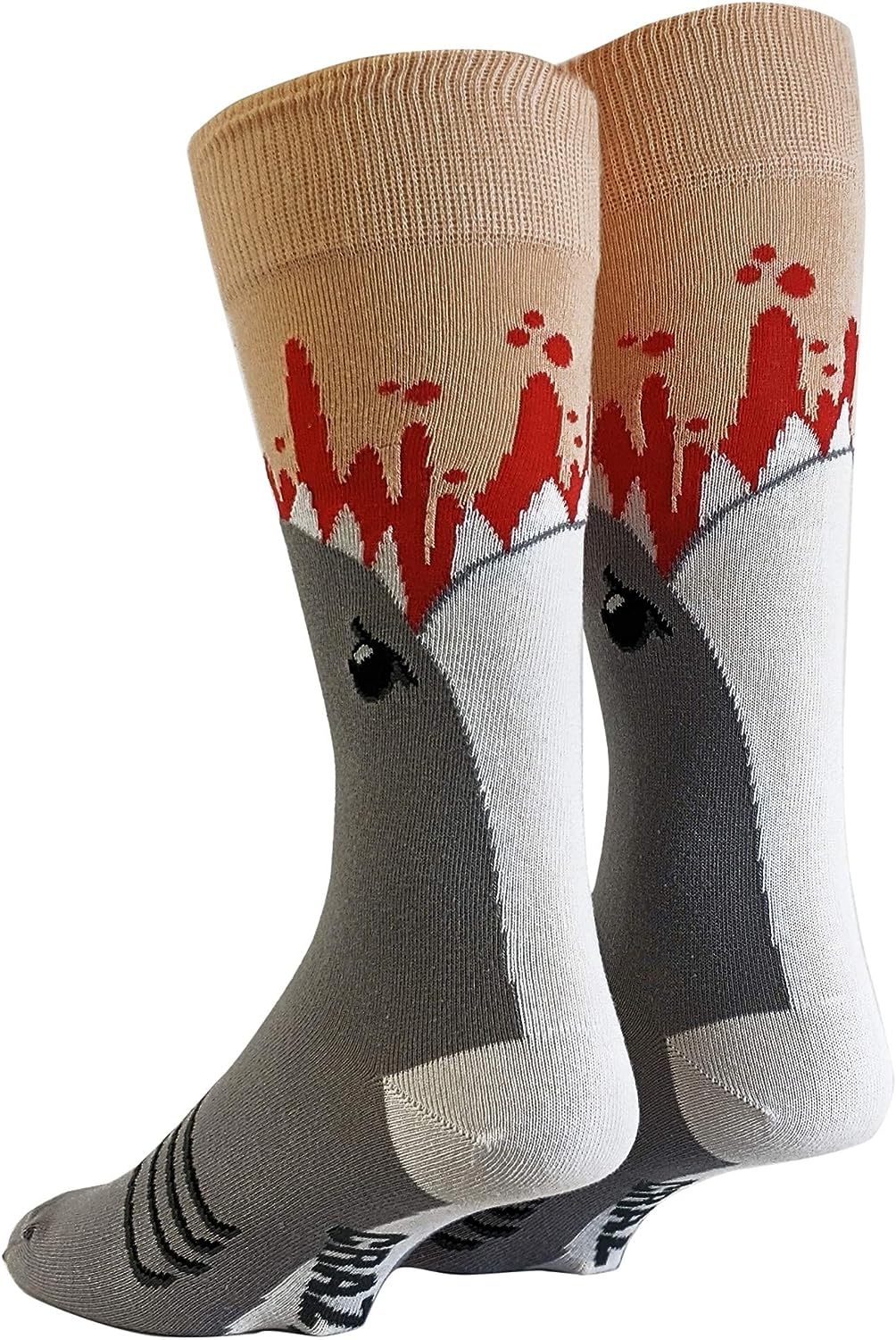 Crazy Dog T-Shirts Mens Shark Attack Socks Funny Jaws Funny Sayings Cool Gag Gift Novelty Footware - Image 3