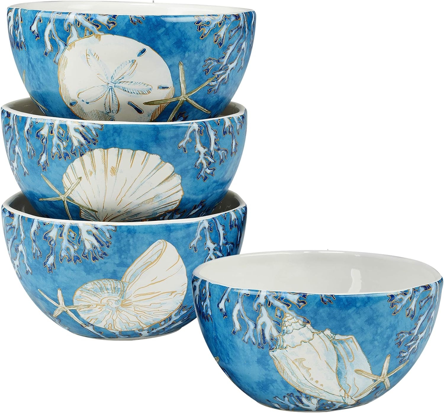 Certified International Playa Shells 16 pc Dinnerware Set, Service for 4, - Image 5